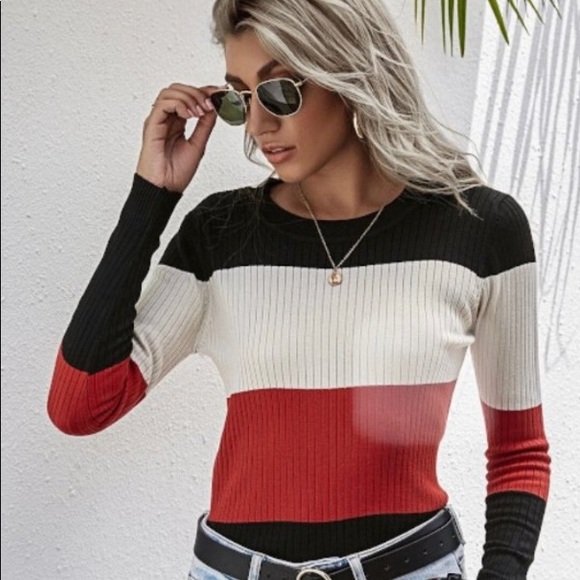 Color Block Sweater - Picture 3 of 9